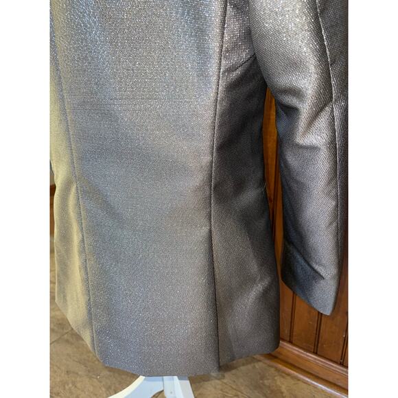 NWOT Mens Mark of Distinction Starlight Stone Metallic Slim Tuxedo Jacket 40R - Picture 6 of 14